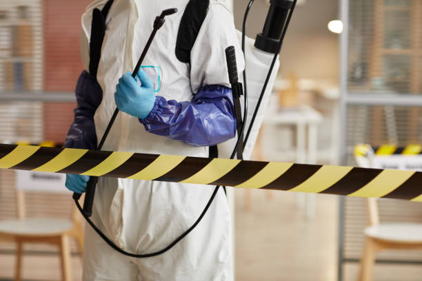 Professional Blood Cleanup technician working in Huffman, TX
